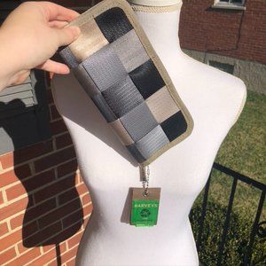 Harveys seatbelt clutch wallet neutral multicolored treecycle